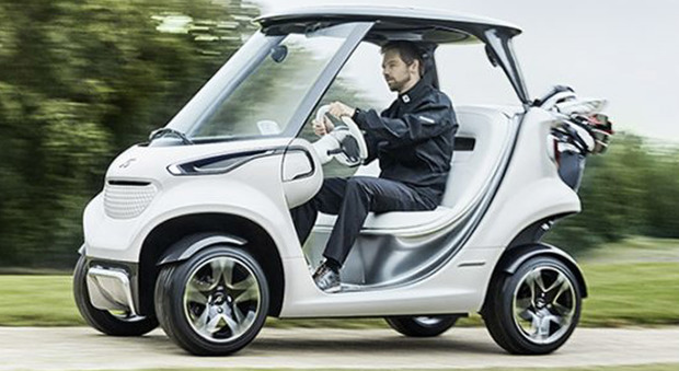 La nuova golf cart è l'inedita Mercedes Style Edition Garia Golf Car