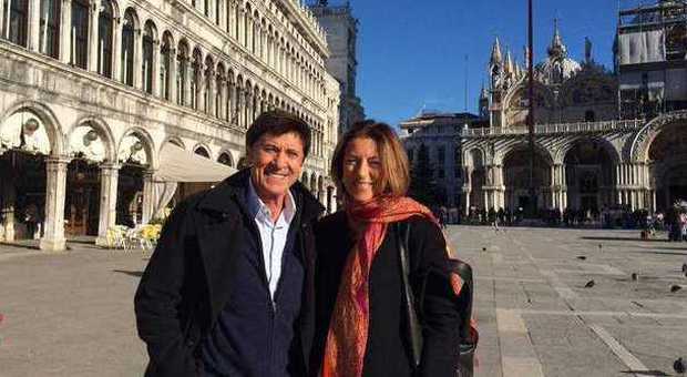 Gianni Morandi e la moglie Anna (da Facebook)