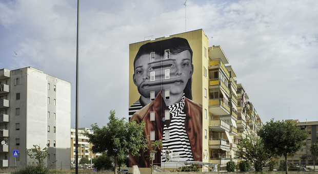Lecce, il nuovo palazzo dedicato alla street art: l'ex 167 è una galleria a cielo aperto