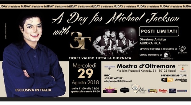 «A Day for Michael Jackson», a Napoli l'evento celebrativo per i 60 anni del Re del Pop