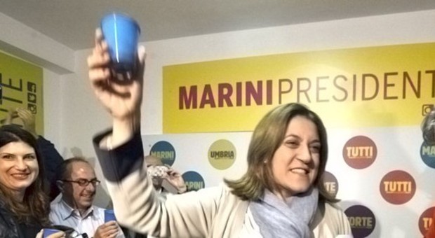 Regionali, Catiuscia Marini confermata presidente: vince di 3 punti