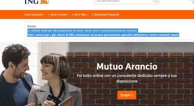 Bankitalia blocca Conto Arancio: stop a operazioni con nuovi clienti