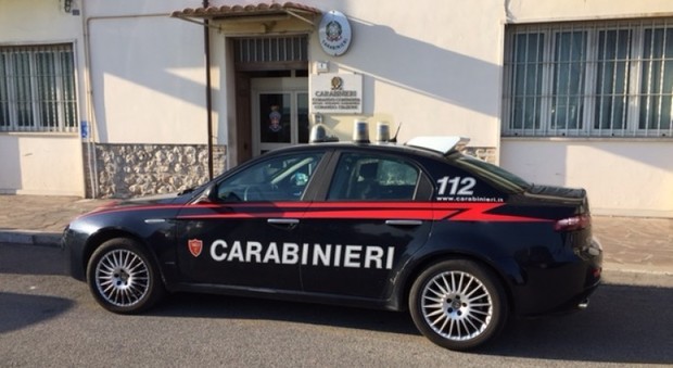 La caserma dei carabinieri di Formia