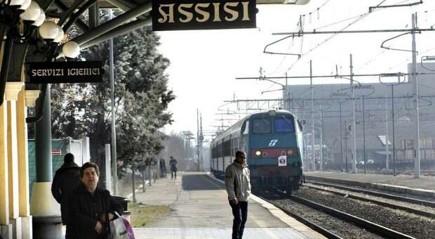 La stazione ferroviria di Assisi
