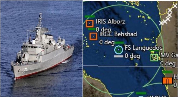 Nave da guerra iraniana Iran entra nel Mar Rosso, il cacciatorpediniere Alborz pronto all'attacco
