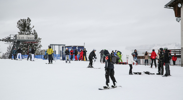 Sci a Cortina nel Bellunese