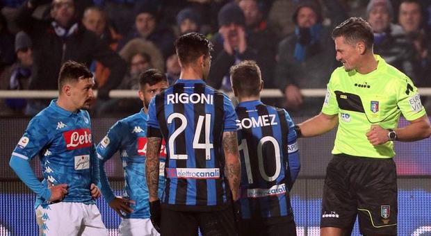 Giacomelli fischia Napoli-Atalanta: Giua alla Juve, Fabbri all'Inter