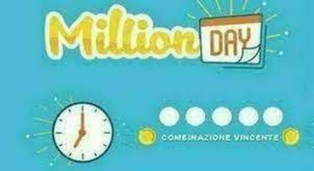Million Day, estrazione dei cinque numeri vincenti di oggi 23 ottobre 2021
