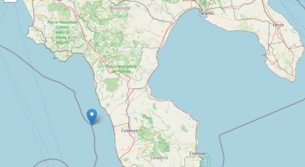 Terremoto in Calabria di magnitudo 4.8: avvertito anche in Puglia