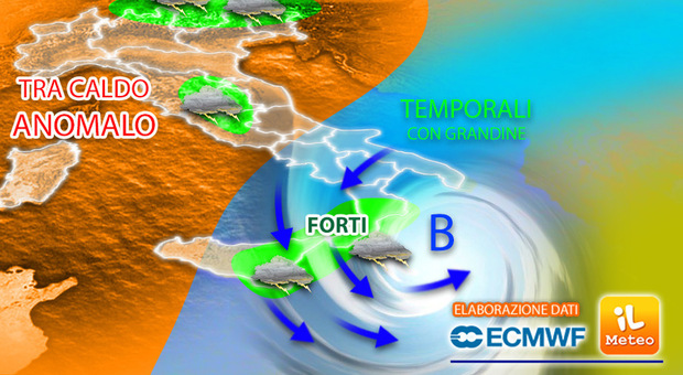 Meteo, le previsioni: arriva un ciclone tropicale sull'Italia: ecco cosa succederà