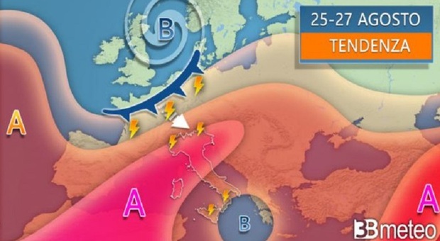 Meteo, previsioni in Veneto e Fvg. Fino a giovedì caldo rovente a Nordest. Poi arriva il ciclone Poppea: previsti temporali, grandinate e vento forte