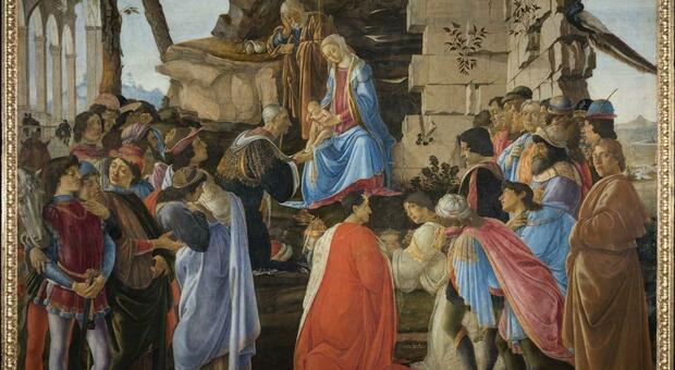 L'Adorazione dei Magi di Botticelli in mostra a Donnaregina