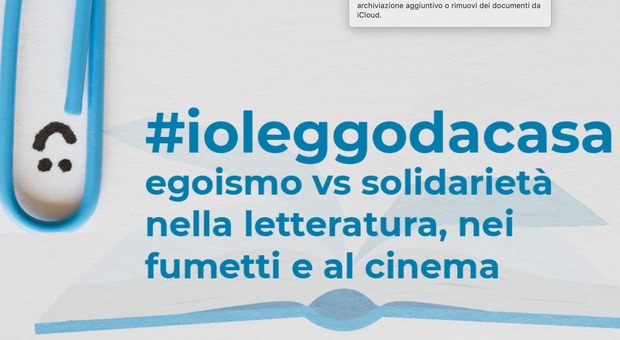#ioleggodacasa, ecco il caffè letterario online per parlare di egoismo e solidarietà
