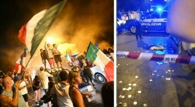 Italia campione, a Milano una notte di follia in strada: 15 feriti, di cui 3 gravi