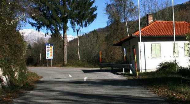Il valico confinario italo-sloveno di Polava a Savogna