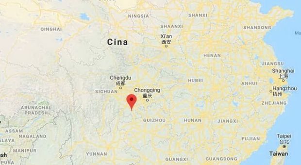 Terremoto, forte scossa in Cina
