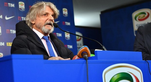Genova, l'appello di Ferrero: «Si fermi la Serie A, ok della Juve»