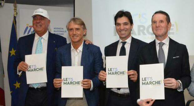 Roberto Mancini testimonial della regione Marche