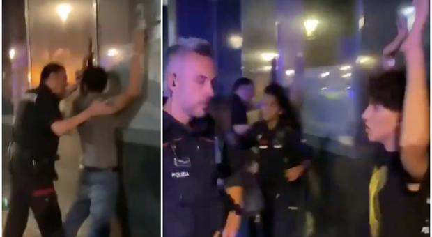 Bilbao, urla e sputi alla polizia spagnola: «Sono italiano, non picchiarmi». Il video choc diventa un caso