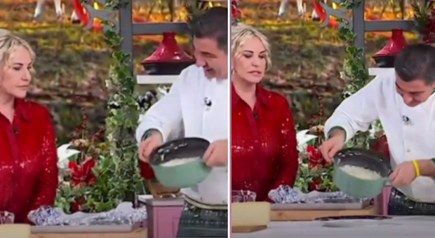 Battuta imbarazzante dello chef in tv dalla Clerici: «Farla bere mentre si cucina per stordire la preda»