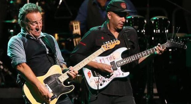 Bruce Springsteen con Tom Morello