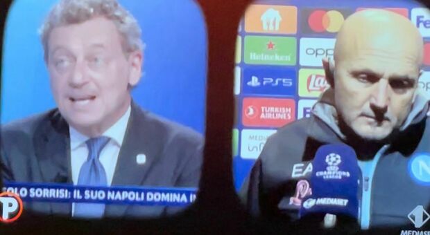 Spalletti in tv con Sabatini
