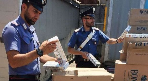 Carico di «bionde» in un tir, arrestato dai carabinieri