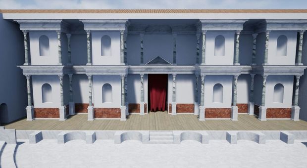 Roma, show alla Villa dei Quintili, dopo 2mila anni ecco il teatro segreto in 3D