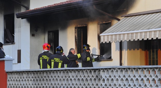 Incendio a Concordia Sagittaria, la casa dove è morta Paola Castellet