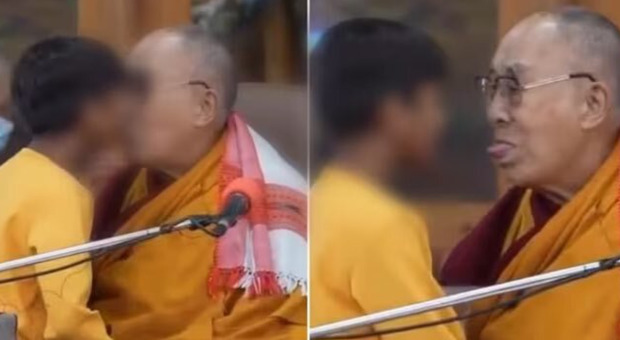 Dalai Lama a un bambino: «Succhiami la lingua». Il video diventa virale, poi si scusa