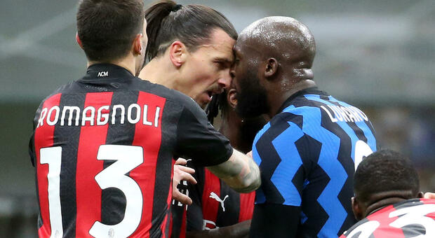 Inter-Milan ad alta tensione: lite Lukaku-Ibra a fine primo tempo