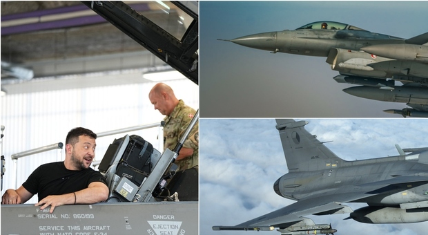 F-16 e Gripen all'Ucraina, Zelesky esulta per i caccia: «Ora la Russia ha paura», ma i jet potranno essura usati solo nel 2024