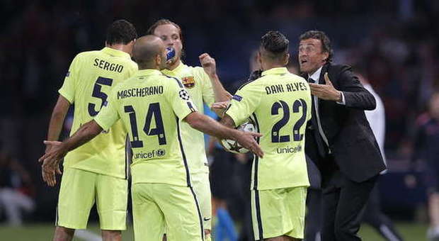 Il PSG batte il Barcellona 3-2 Neymar e Messi non bastano