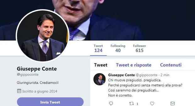 Conte, non è ancora premier è già arrivano i fake su Twitter