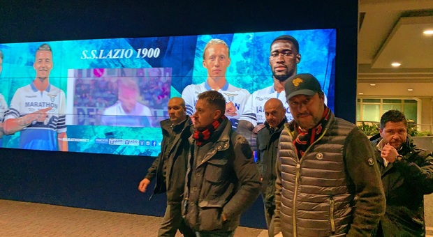 Lazio-Milan, all'Olimpico c'è anche Matteo Salvini