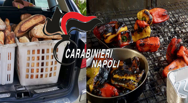 Napoli est, vendita alimentari in strada: sequestrati pane, carciofi e peperoni
