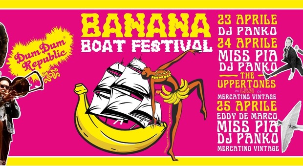 Al Dum Dum Republic di Pastum weekend di musica con il Banana boat festival