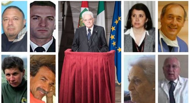 Atti di eroismo, il presidente Mattarella premia 40 cittadini