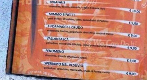 "Speriamo nel Vesuvio": ora spunta anche la pizza razzista