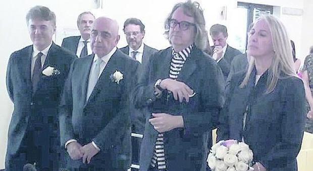 Gigi Marzullo sposa Antonella, emozione e sfilata di vip davanti a De Mita