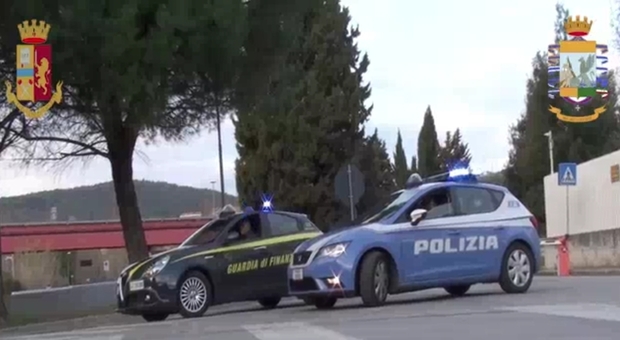 Perugia, blitz di Polizia e Guardia di Finanza, scatta maxi confisca da 400mila euro