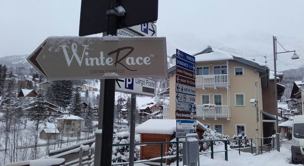 Parte sotto la neve WinteRace 2016 tra auto storiche e passi dolomitici