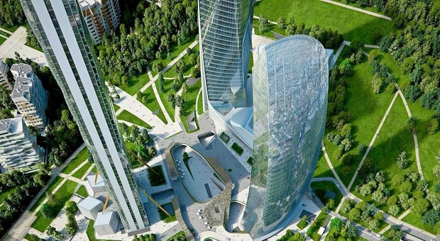 immagine Il grattacielo curvo, il nuovo skyline di Milano con la Torre Libeskind