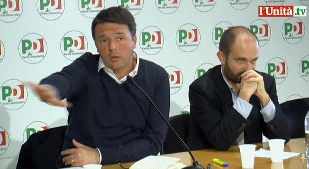 Direzione Pd, Renzi: congresso ed elezioni nei prossimi mesi. La minoranza: si cambi rotta