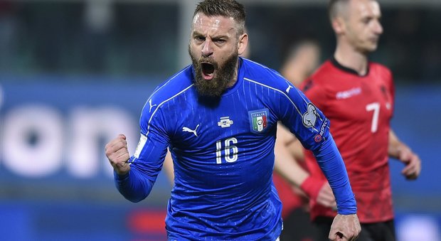 De Rossi e Immobile mandano ko l'Albania L'Italia vince 2-0 e sale in vetta a quota 13