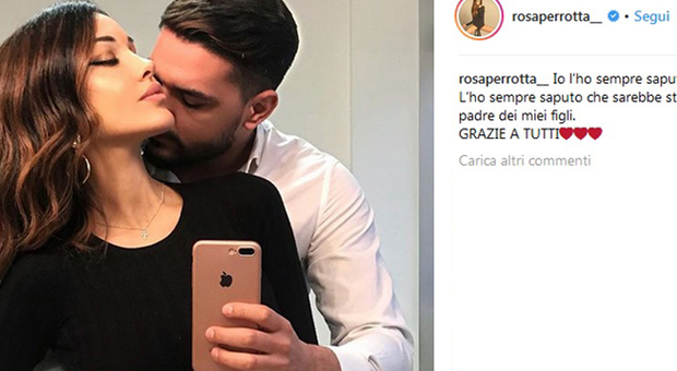 Rosa Perrotta è incinta (Instagram)