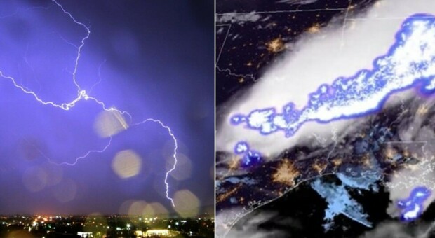 Il mega fulmine di 768 km stabilisce il record mondiale: è il lampo più lungo mai registrato