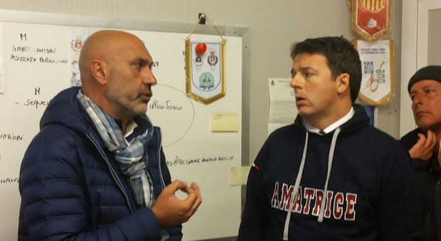 Sergio Pirozzi e Matteo Renzi