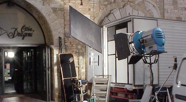 Un set cinematografico a Narni