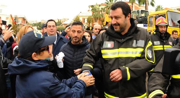 Maltempo, Salvini: «Faremo interventi senza precedenti». In settimana il Cdm